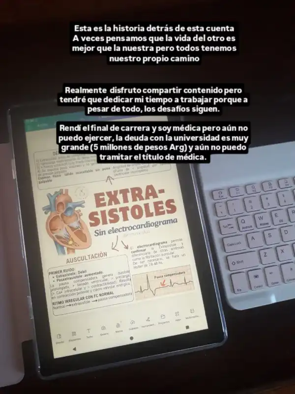 De la adversidad al título pendiente: la historia viral de una médica