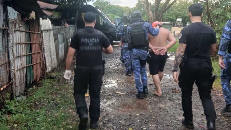 Posadas: detuvieron a un sospechoso de hurto en la chacra 181 detenido chacra 181 posadas