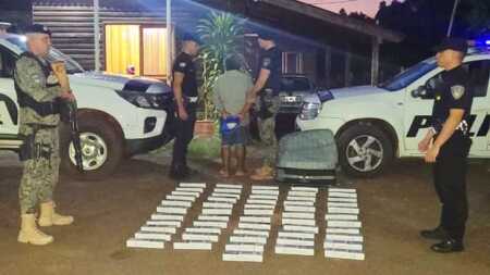 incautaron cigarrillos en Andresito