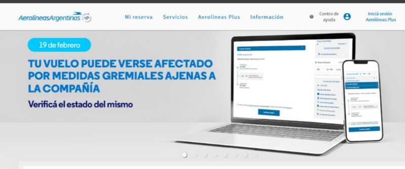 Paro de la CGT: Aerolíneas Argentinas cancela 255 vuelos y afecta a 31.000 pasajeros