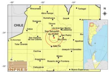 Un sismo de magnitud 3,9 tuvo epicentro en Jujuy y se sintió también en Salta sismo en jujuy