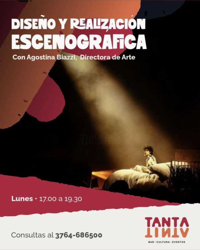 Diseño escenográfico desde la emoción: Agostina Biazzi dictará un taller presencial en Posadas 3 banner agostina biazzi - 2