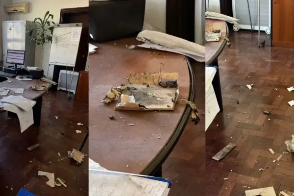 Un paquete bomba dejó heridos en la sede central de Gendarmeria bomba