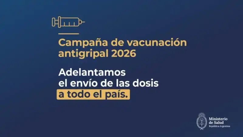 El Gobierno adelantó la campaña antigripal y comienza el envío de vacunas a todo el país 3 El Gobierno adelantó la campaña antigripal 2026 y comenzó el envío de más de 8 millones de vacunas a todo el país ante la circulación de la nueva variante H3N2.