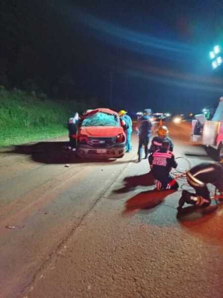 San Vicente: conductor herido tras despistar en la Ruta Provincial 13 conductor