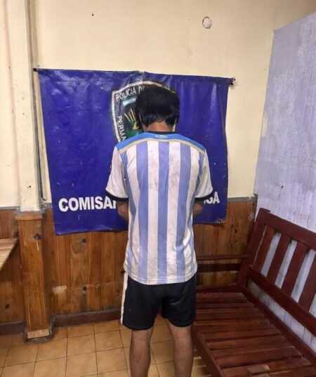 Detuvieron a un hombre tras agredir a su ex pareja en Candelaria detenido candelaria - 2