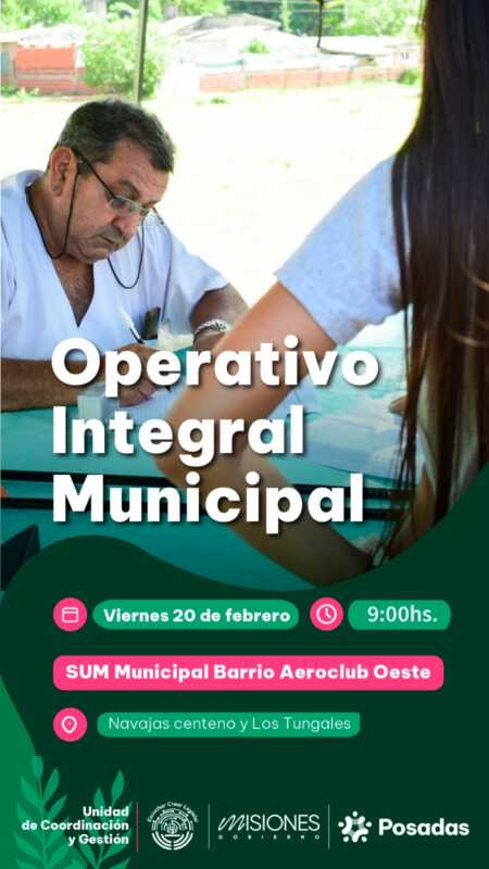 Viernes de operativo y asistencia en Aeroclub Oeste 3 Amplio operativo municipal en Aeroclub Oeste