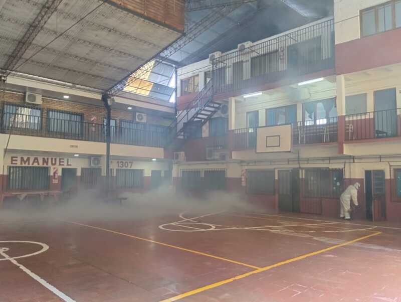 Campaña de control de plagas en establecimientos educativos de Oberá 1 El operativo sanitario busca reducir la presencia de plagas en instituciones educativas y reforzar el cuidado de la salud de la comunidad escolar.
