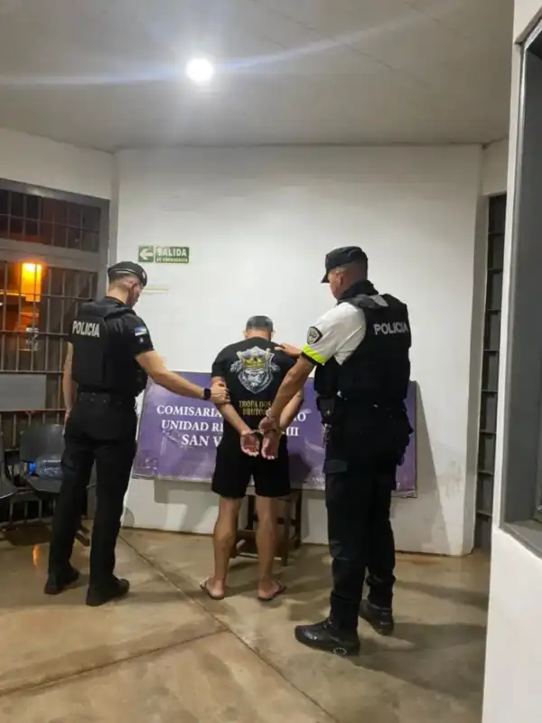Detuvieron a un hombre tras un violento ataque armado contra una familia en El Soberbio hombre