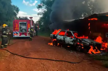 Misiones: un bebé lucha por su vida luego de un incendio que destruyó su casa incendio