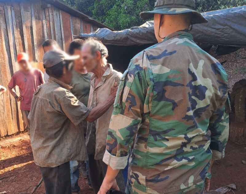 Tras 6 días en el monte la policía rescató a un hombre de 69 años monte