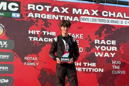 Pablo Plocher fue tercero en la primera fecha del Torneo de Verano de la Rotax Bue en el Kartódromo de Buenos Aires y arrancó la temporada con podio en la Senior Nacional.