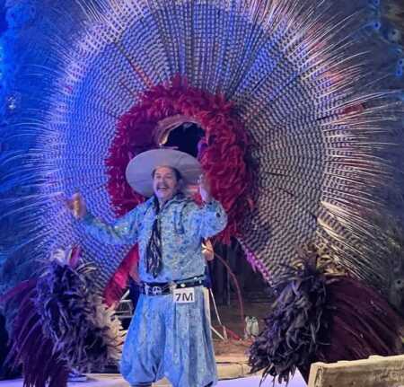 Ramón Ayala, protagonista del carnaval en San Javier en los ritmos y colores de Caprichosos do Samba carnavales san javier ramón ayala