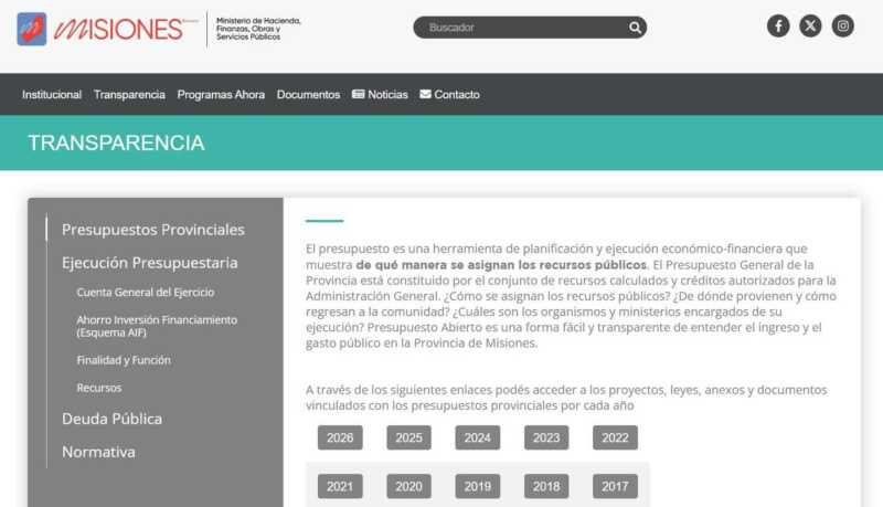 Misiones mejoró su desempeño en el Índice de Transparencia Presupuestaria de CIPPEC 4 transparecia misiones - 3