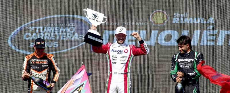 TC: Agustín Canapino se quedó con el triunfo en Neuquén Canapino