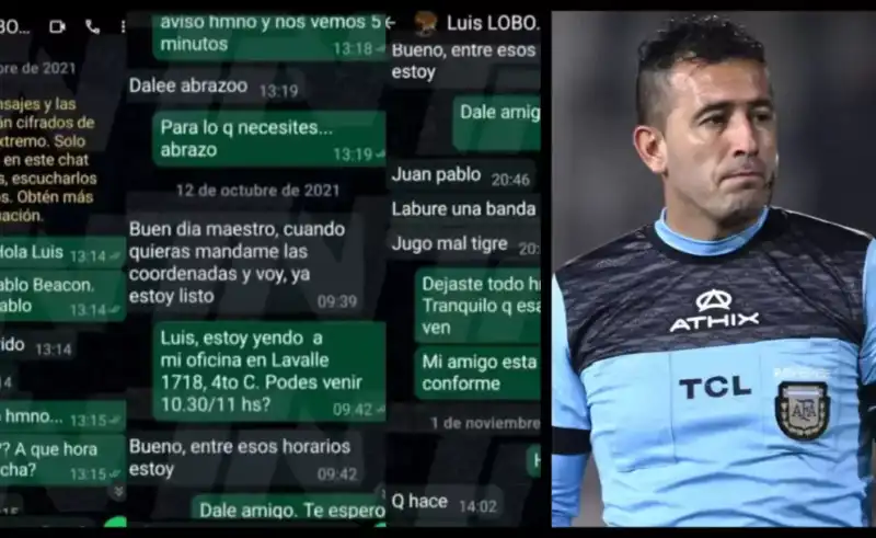 Escándalo arbitral: denunciaron a Lobo Medina por supuesto arreglo 1 Denunciaron
