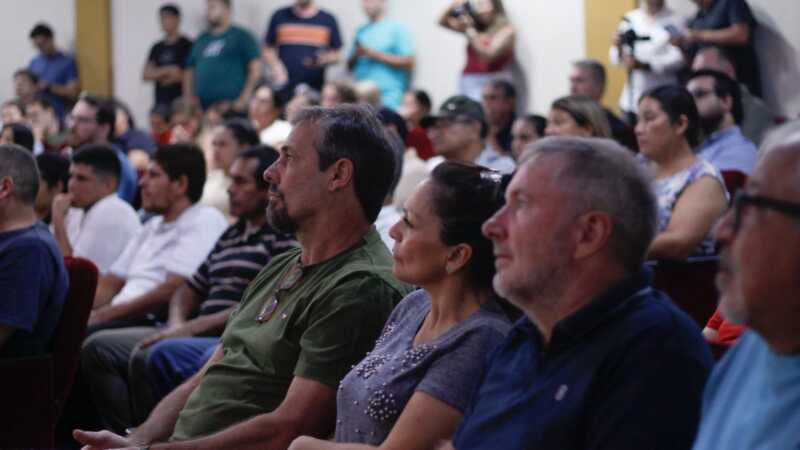 El intendente de Oberá, Pablo Hassan, presentó el balance de gestión 2025 y las proyecciones para este año ante vecinos, comerciantes y empresarios en la Casa de la Historia y la Cultura del Bicentenario.