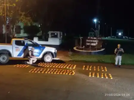 San Javier: incautan más de 94 kilos de marihuana en un operativo Javier
