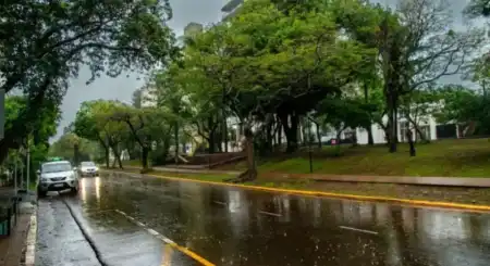 Misiones inicia la semana con lluvias y alerta meteorológica por tormentas Misiones