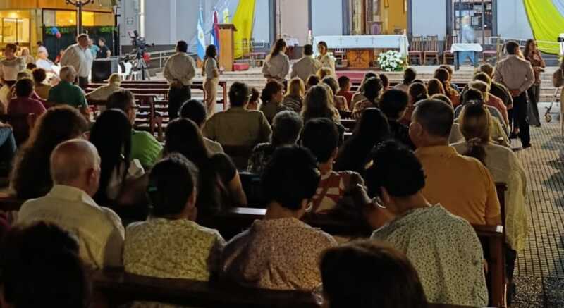 San José, patrono de Posadas, convocó a miles de fieles en la misa central 3 Posadas