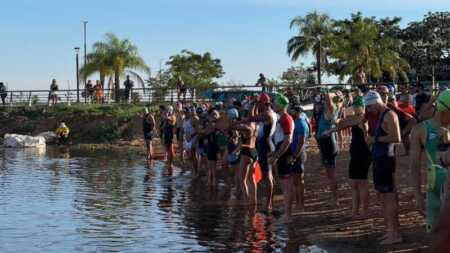 Triatlón Nacional Posadas: deporte, río y competencia internacional en El Brete Triatlón