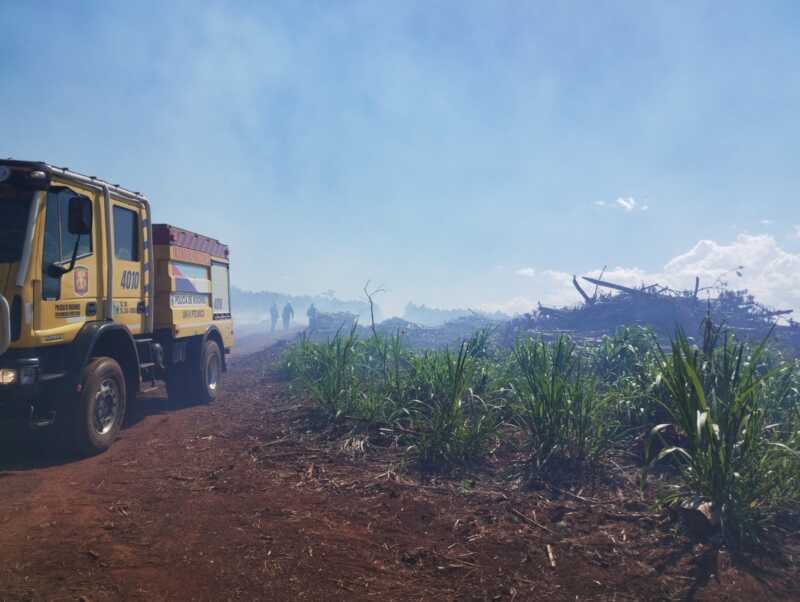 Incendio afectó dos hectáreas de malezas en Capioví