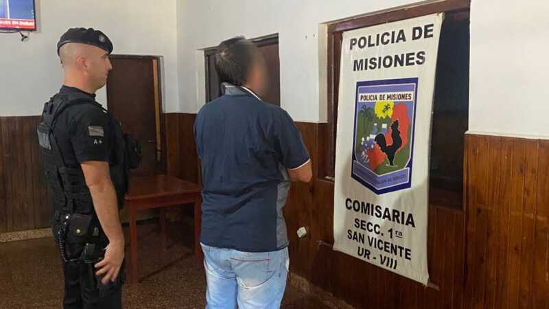 San Vicente: amenazó a su vecino con un puñal y fue detenido San vicente