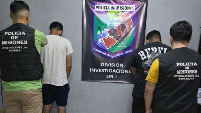 Posadas: Capturaron en la Chacra 145 a dos sospechosos de asaltar un kiosco y vender lo robado en el barrio detenidos chacra 145