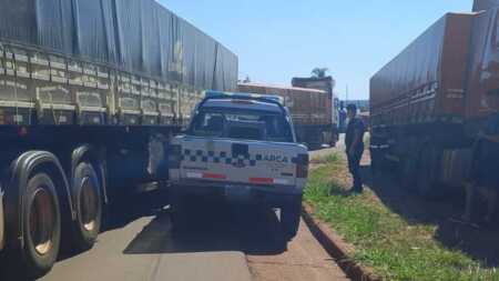 choque camion San Javier