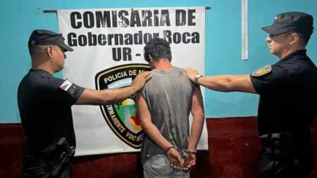 Gobernador Roca: Detuvieron a un hombre acusado de incendiar una vivienda tras amenazar y agredir al propietario detenido incendio de vivienda en Gobernador Roca