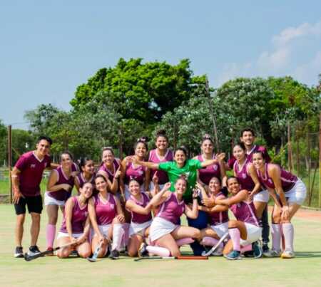 El hockey crece en Itaembé Guazú y suma cada vez más jóvenes hockey