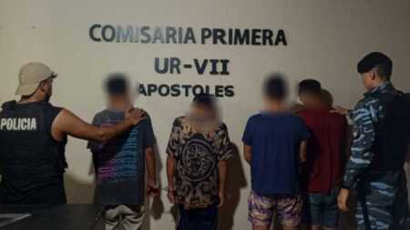 Detuvieron a dos hombres y demoraron a dos menores por robar en una fundación de Apóstoles Apóstoles
