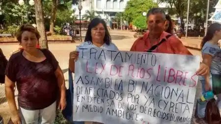 Realizarán actividades a 30 años del histórico “No a las represas” en Corpus Christi Corpus represa