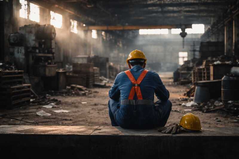 Crisis industrial en Argentina: la pérdida del empleo formal se acelera y ya supera los 100.000 puestos La paralización industrial deja fábricas vacías y trabajadores sin empleo en todo el país.