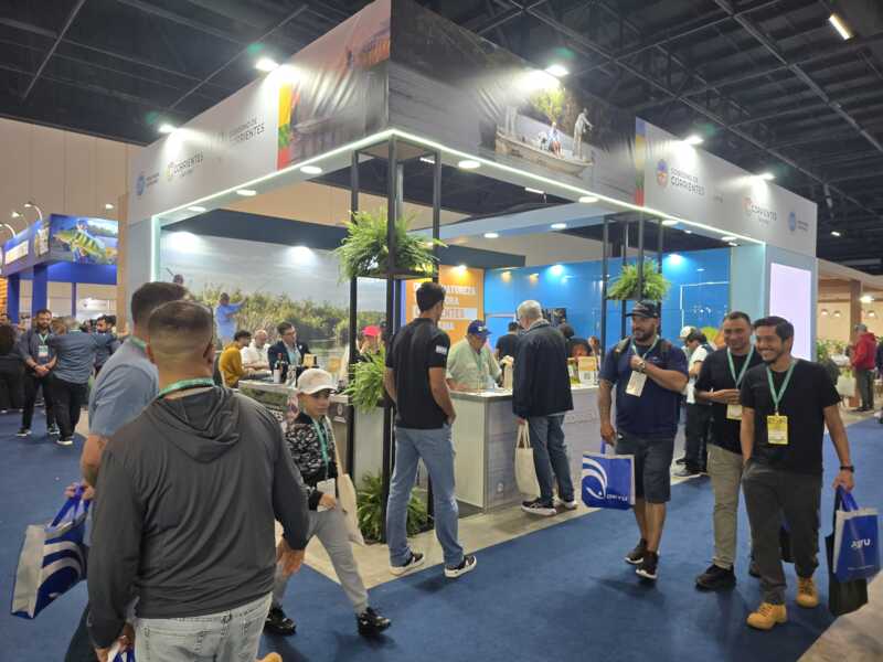 Corrientes promociona su pesca deportiva en la mayor feria del sector en Brasil