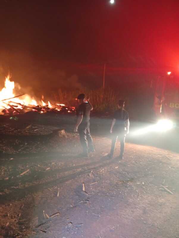 Bomberos sofocaron un incendio forestal en Capioví 3 bomberos