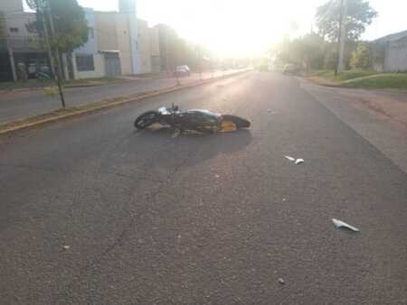 Motociclista resultó herido tras un choque en Posadas moto moto - 2