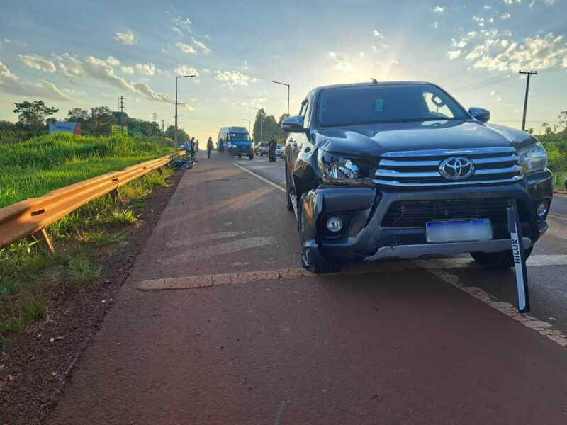 Tragedia en la ruta 14: un motociclista murió en Guaraní motociclista