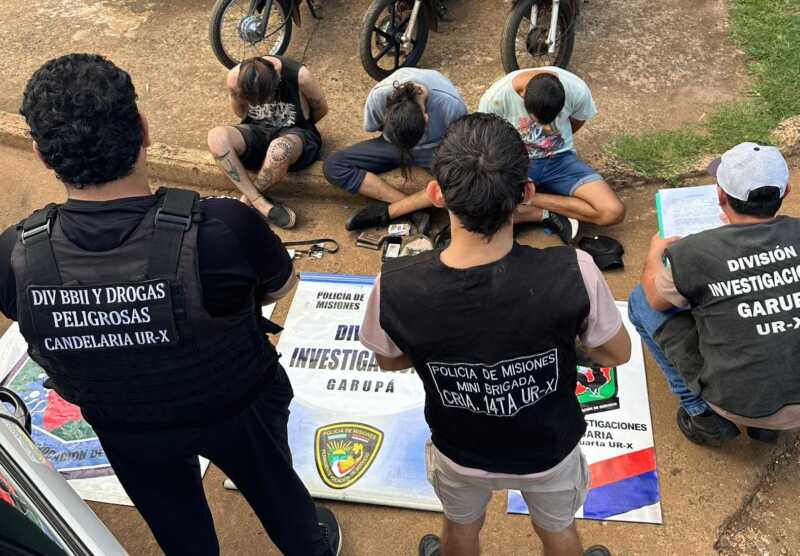 Cayó banda que robaba motos en Posadas motos