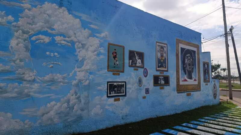 mural Maradona Posadas