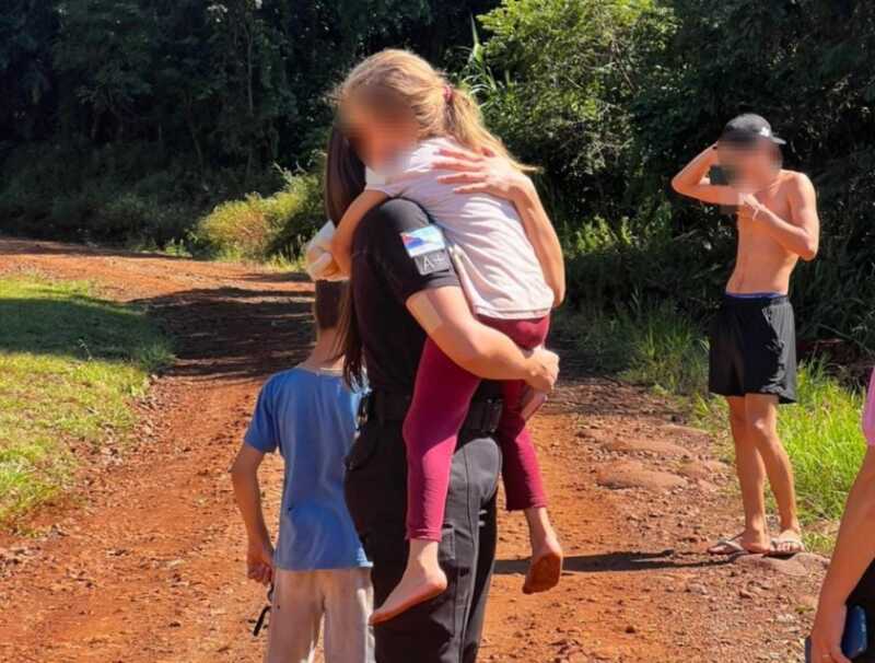25 de Mayo: hallaron a una niña de 5 años que se había extraviado mientras jugaba 1 niña
