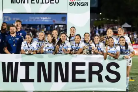 Las Yaguaretés brillaron en Montevideo y se consagraron campeonas del SVNS 2 Las Yaguaretés se consagraron campeonas en Montevideo y quedaron a un paso del ascenso al Circuito Mundial de rugby seven.