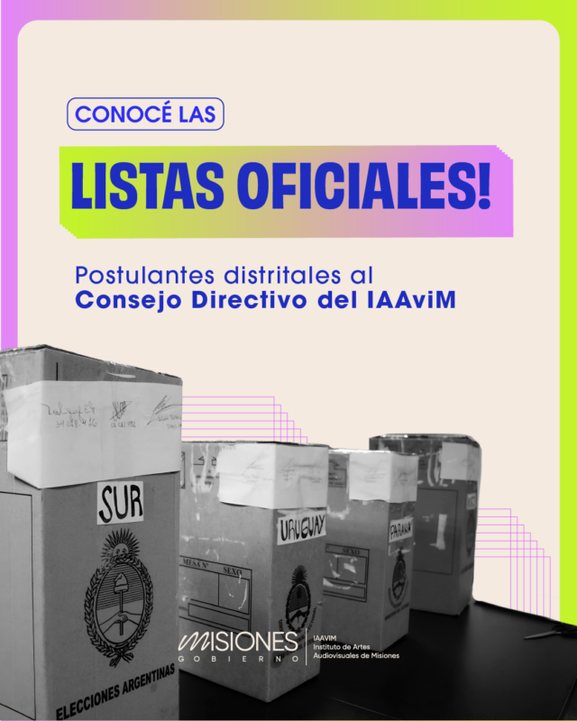 IAAviM: oficializan candidaturas en los cuatro distritos de Misiones IAAviM
