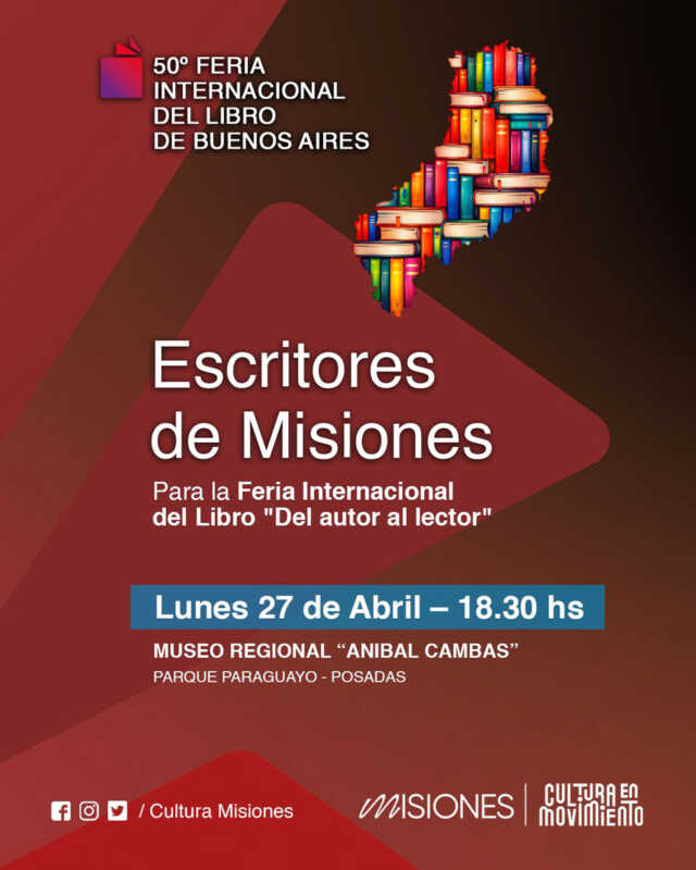 Misiones lanza hoy en Posadas su propuesta editorial para la Feria del Libro