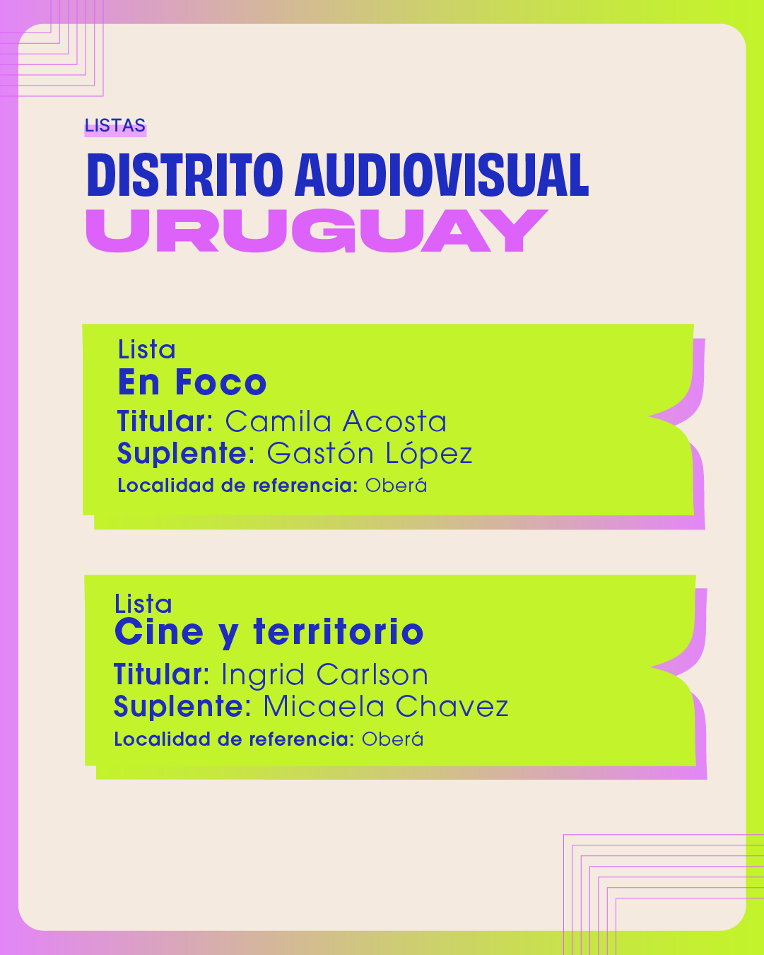 IAAviM: oficializan candidaturas en los cuatro distritos de Misiones 3 IAAviM
