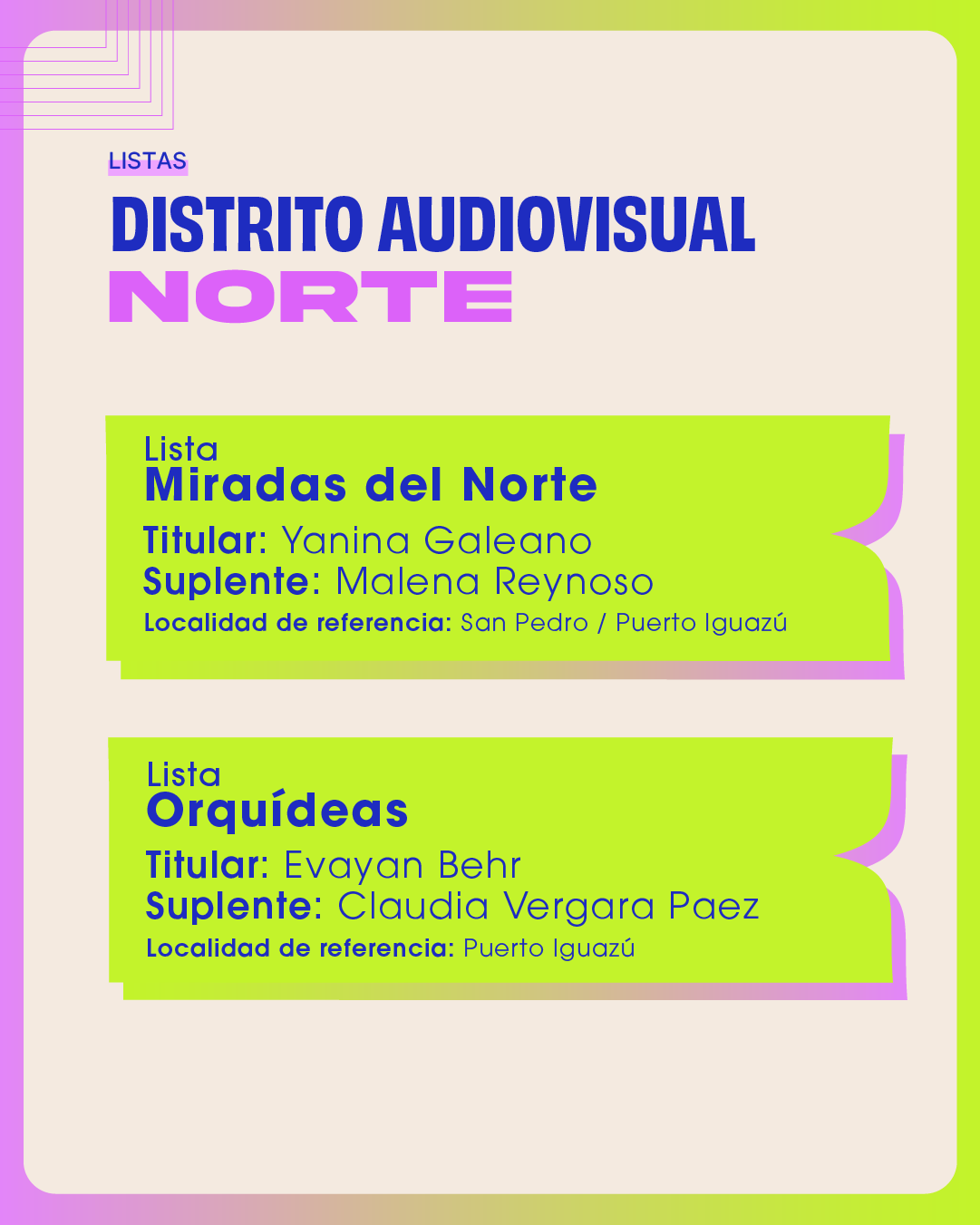 IAAviM: oficializan candidaturas en los cuatro distritos de Misiones 1 IAAviM