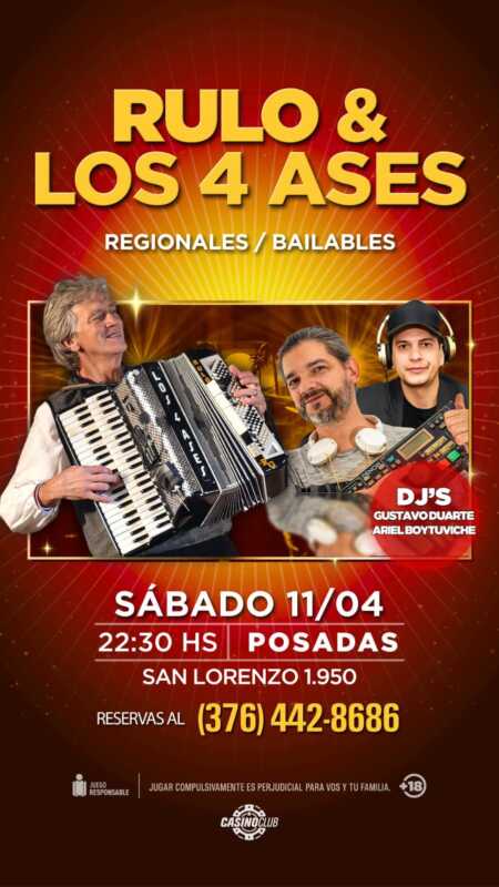 Rulo Grabovieski y Los 4 Ases llegan al Casino de Posadas 3 658837846 4227900310760763 3893425490951660965 n - 2