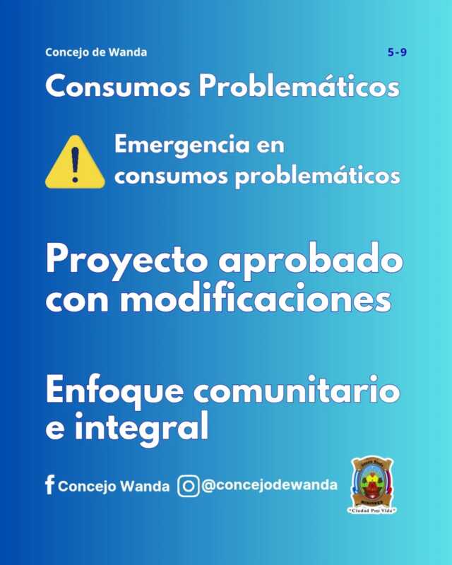 Wanda declara la emergencia por consumos problemáticos y advierten un escenario crítico 8 658954282 17888104284465118 8113951040472084504 n - 7