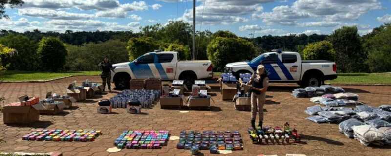 Iguazú: incautaron mercadería de contrabando ilegal y sustancias con THC Iguazú