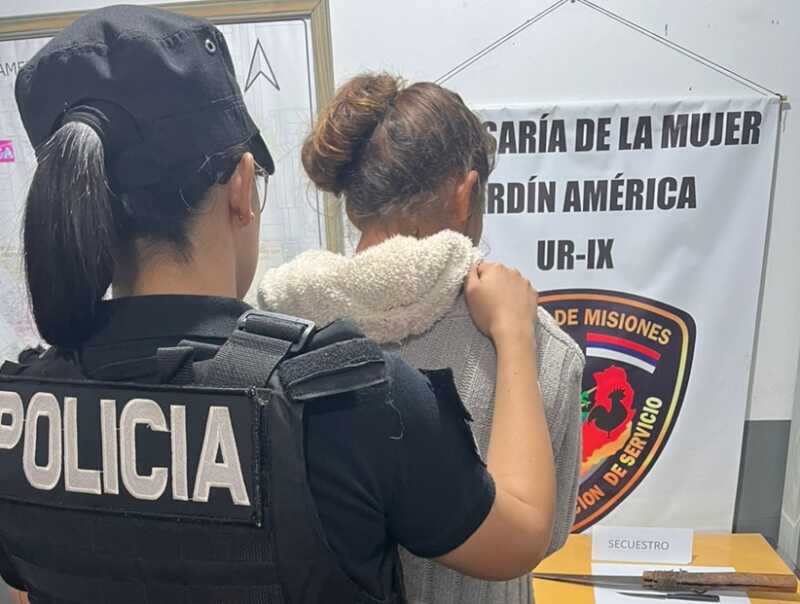 Jardín América: una mujer fue detenida tras apuñalar a su pareja y dejarlo en estado crítico Jardín